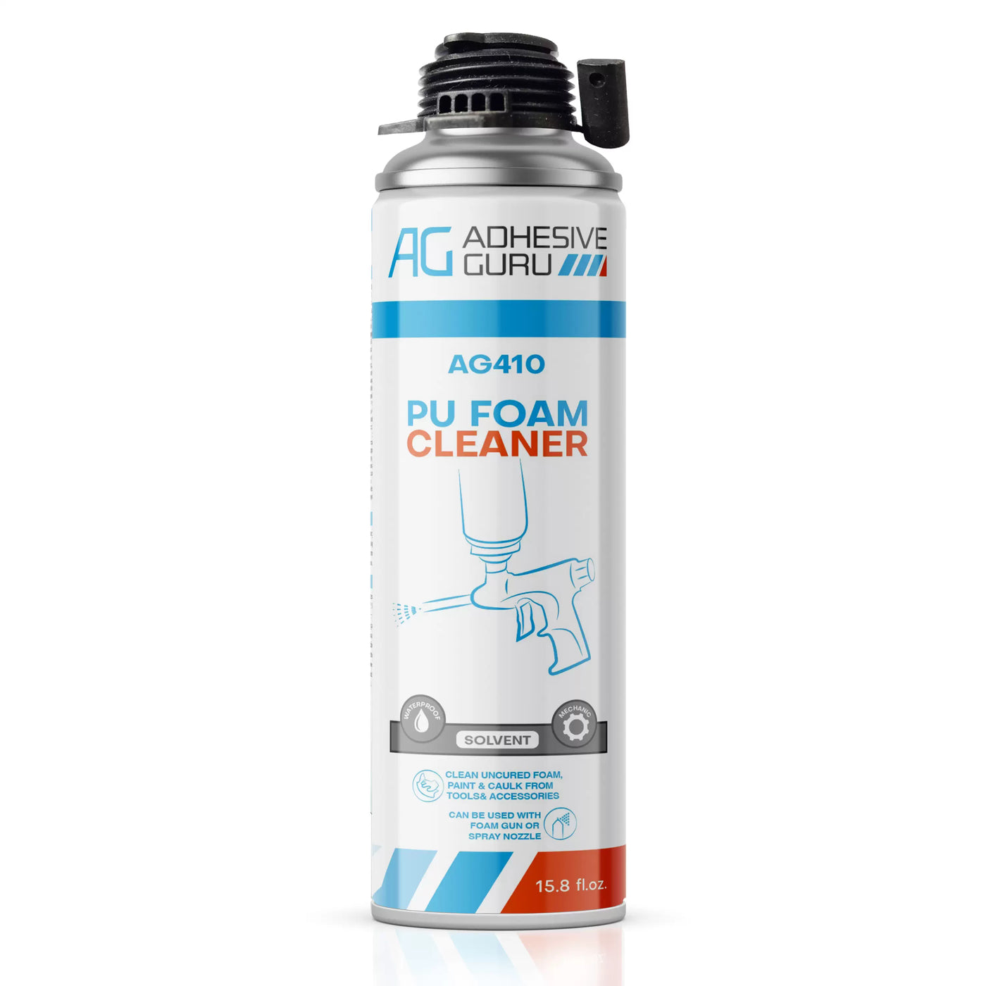 ADHESIVE GURU AG410 PU Foam Gun Cleaner 15.8 fl oz