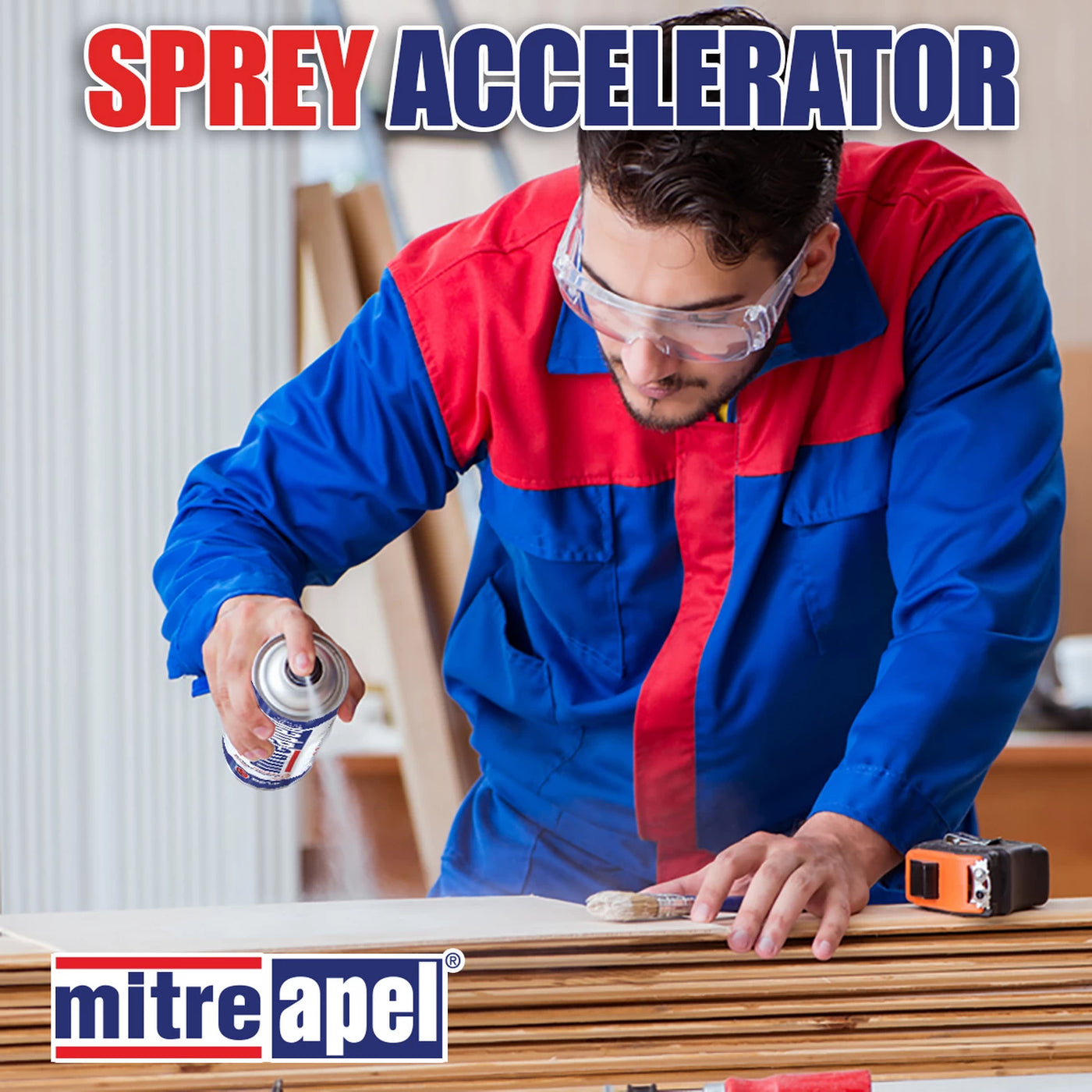 MITREAPEL AC100A Activator Spray 3.3 fl oz Accelerator for CA Super Glues