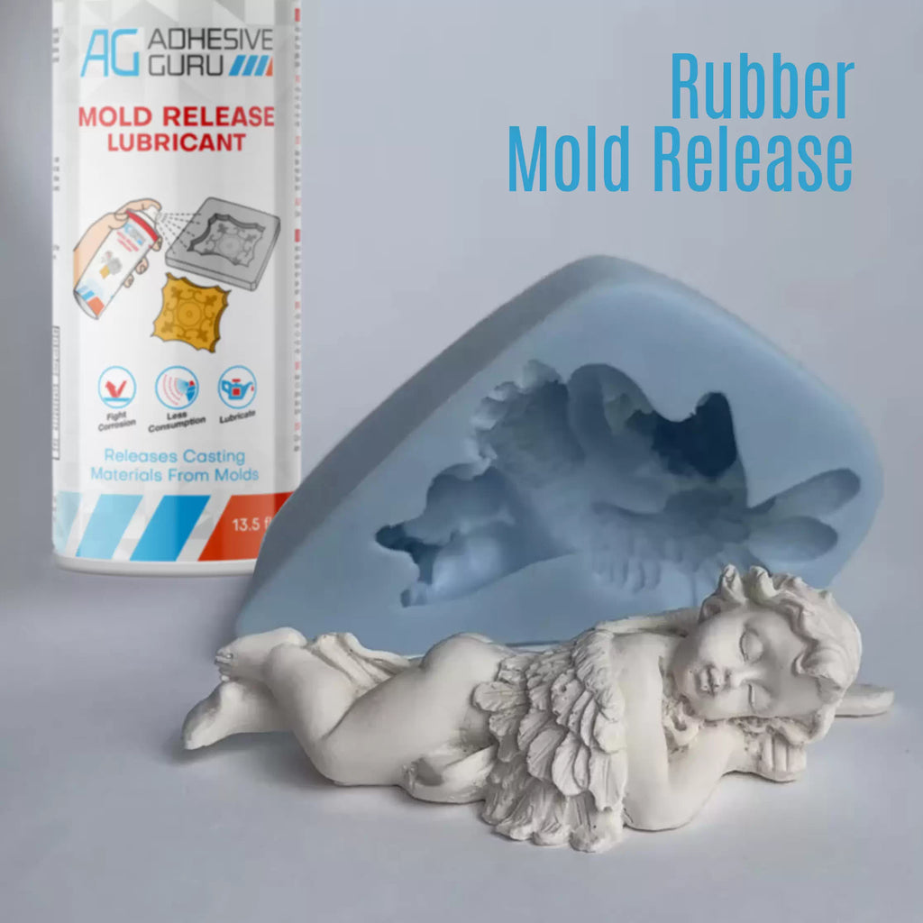 Adhesive Guru Silicone Mold Release Aerosol Spray (13.5 fl oz) Lubricant Agent for Epoxy Resin Molds (1 Pack)