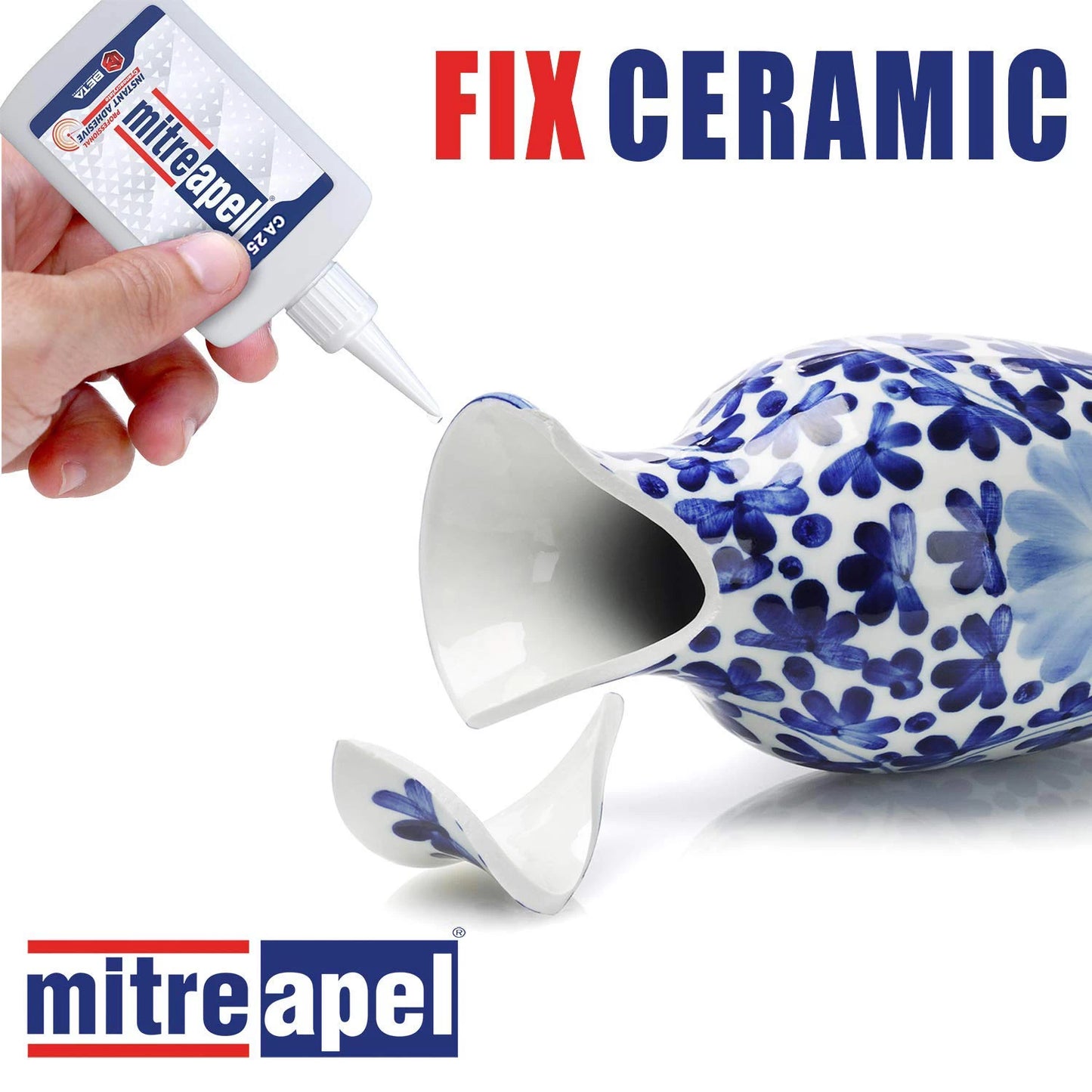 MITREAPEL Super CA Glue with Activator 0.9 oz & 3.38 fl oz - AC100