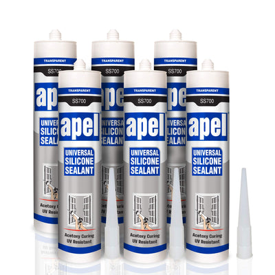 SS700 Multipurpose Silicone Sealant 8.4floz 6pack